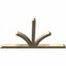 Ekena Millwork Richland Rough Sawn Timber Gable Bracket, Douglas Fir, 84"W x 49"H x 4"D x 4"F, 14/12 Pitch GBW084X49X0404RIC00RDF - alternate 5